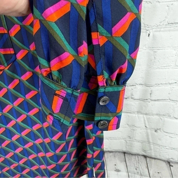 Trina Turk Alisha Silk Blouse No Size - Picture 4 of 5